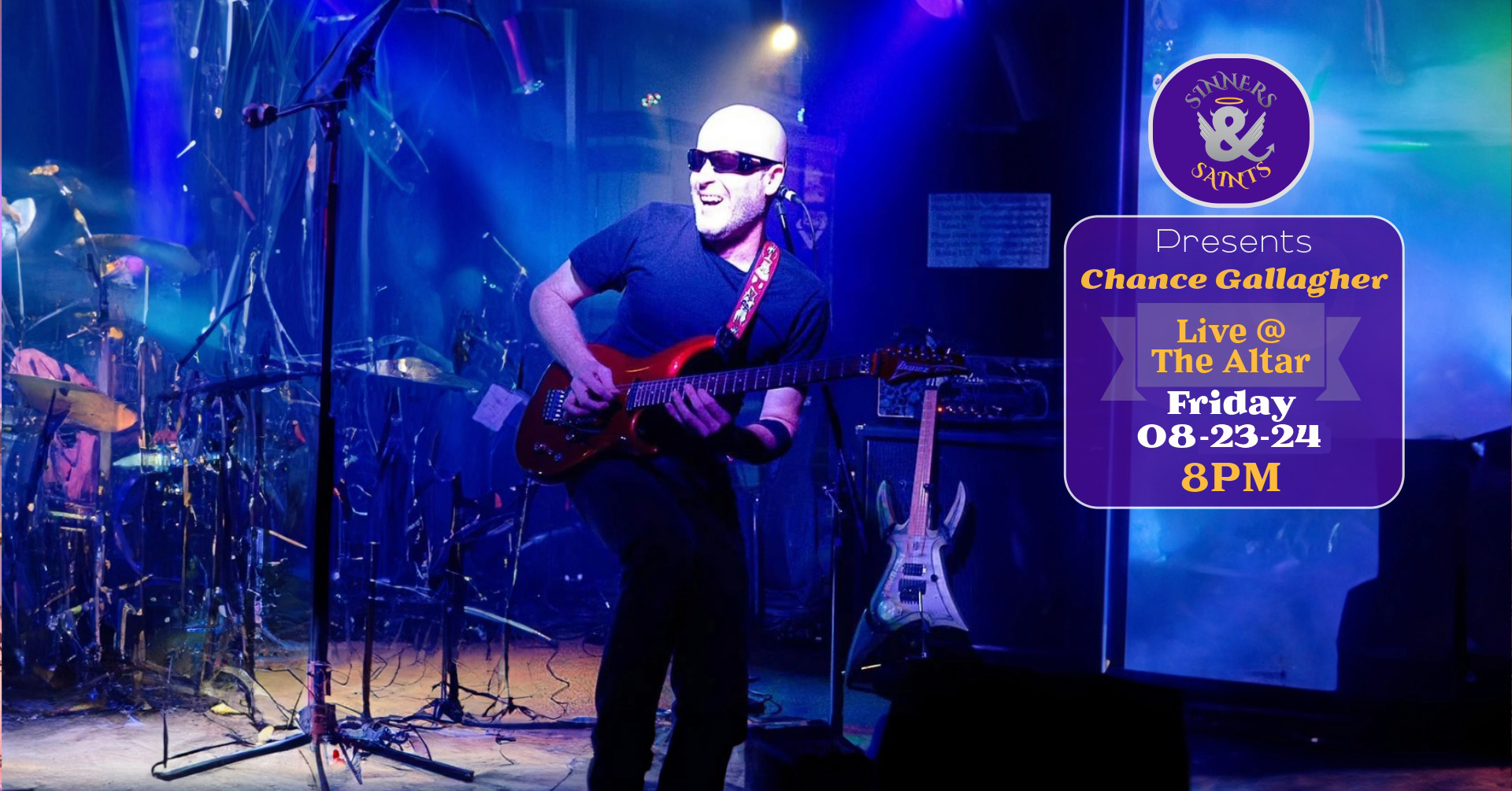 Chance Gallagher live at Sinners & Saints Bar August 23, 2024 @ 8pm