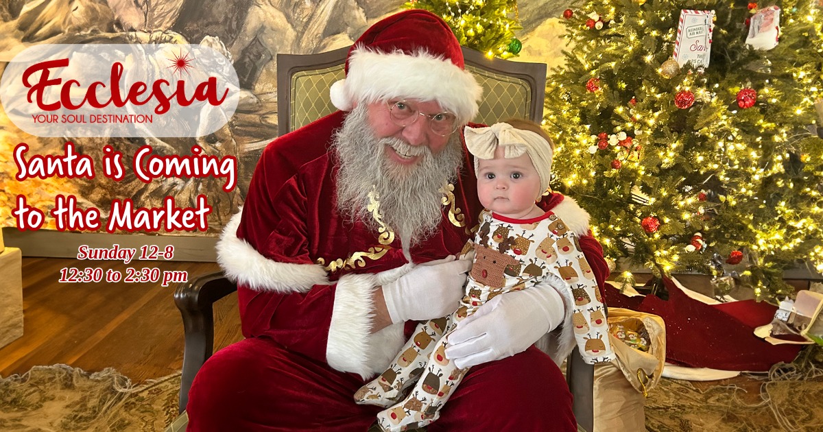 Santa is Coming to Ecclesia Dec. 8 @ 12:30-2:30pm