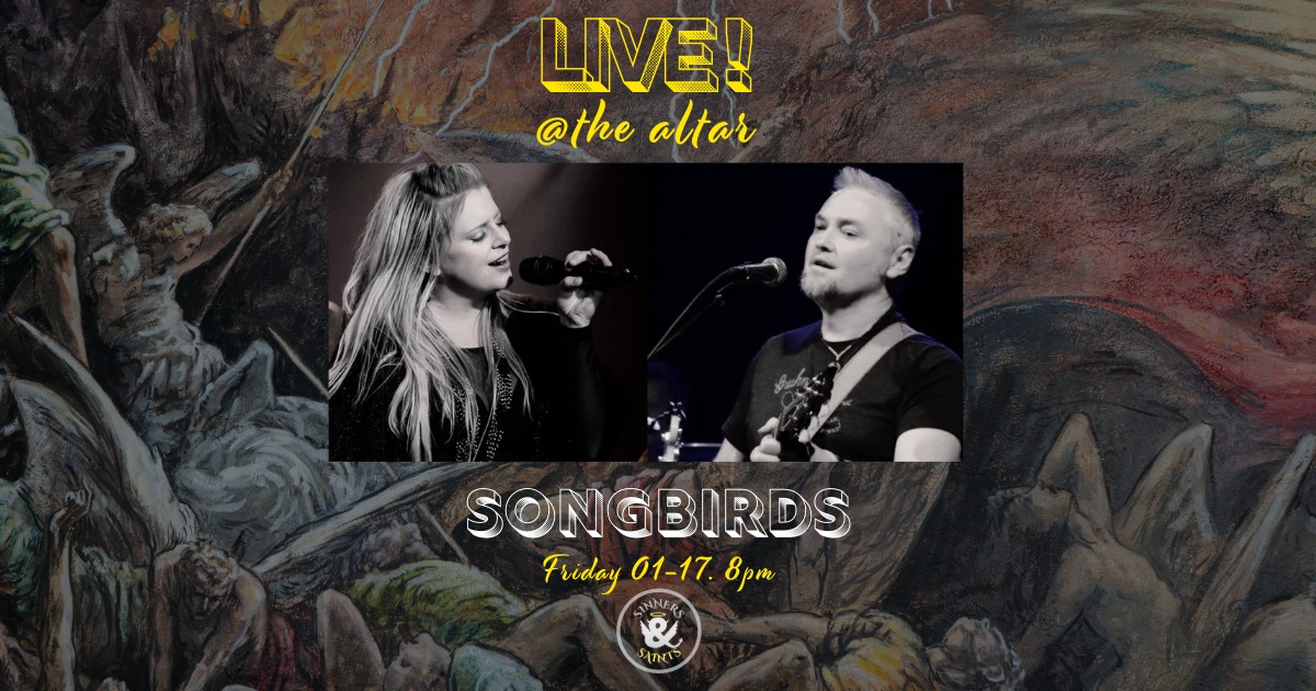 Songbirds live at Sinners & Saints Castle Rock Jan. 17, 2025 at 8pm