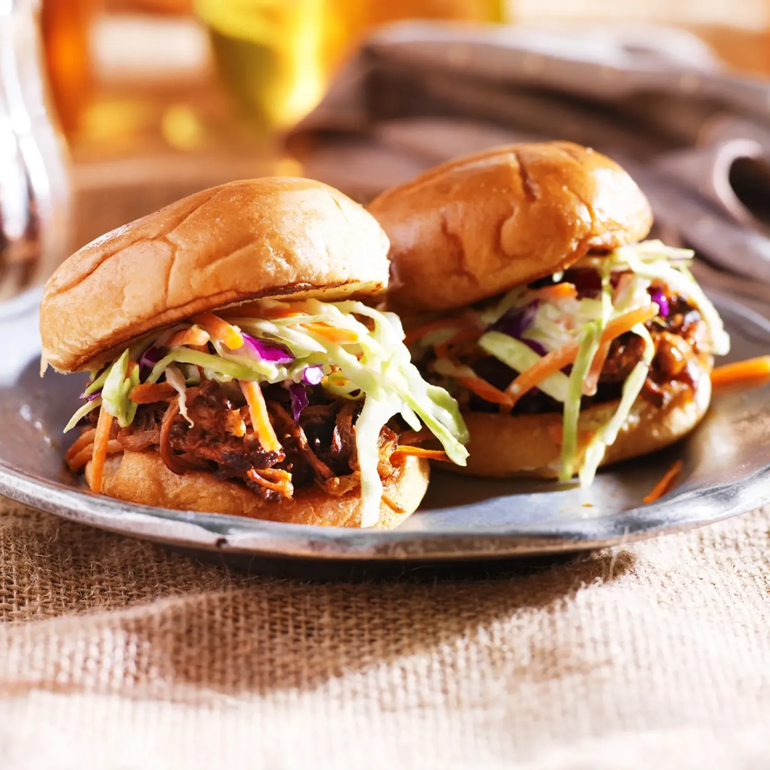 BMAN's BBQ - downtown Castle Rock - pulled pork sliders