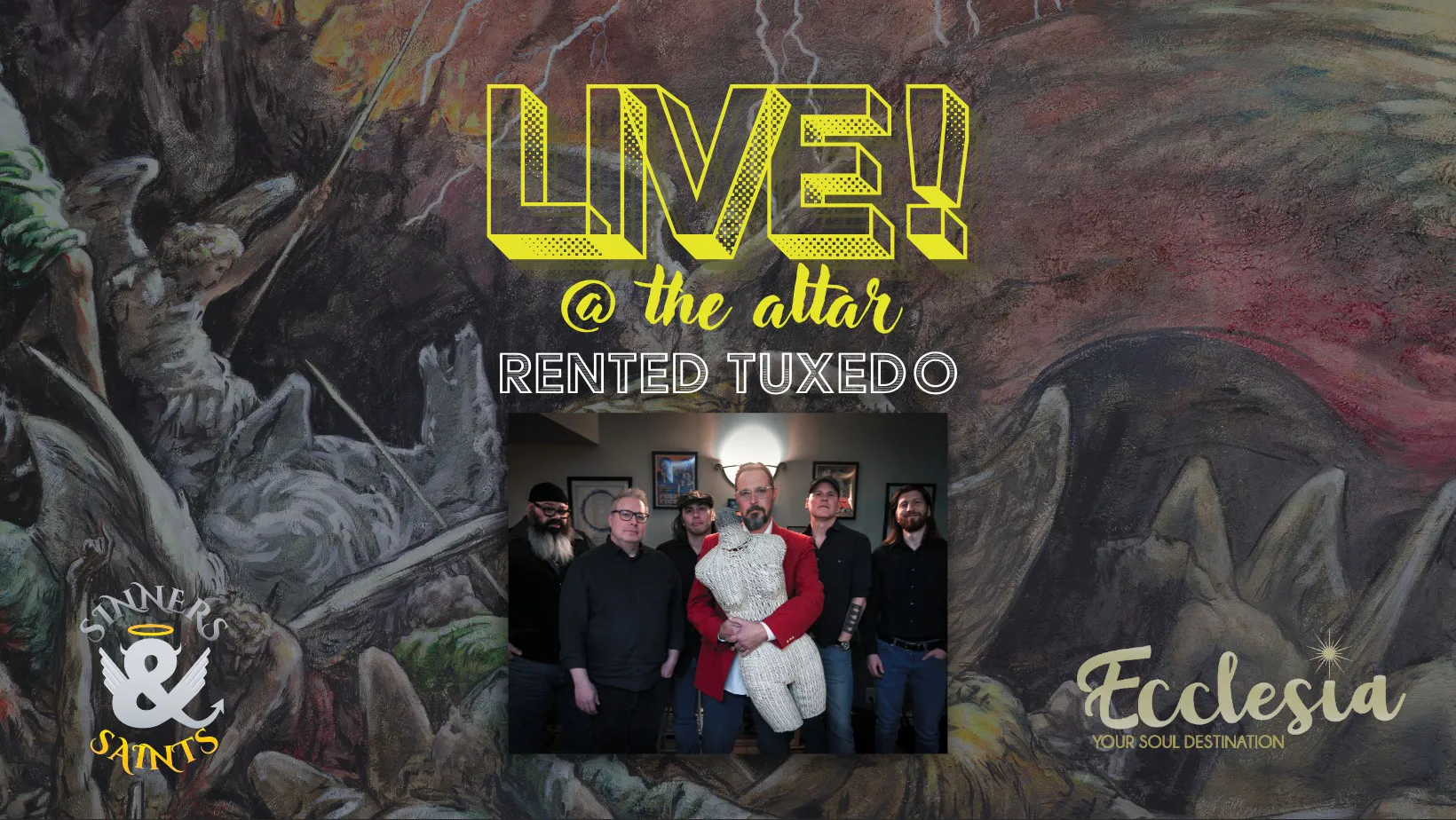 Rented Tuxedo - Live at the Altar at Sinners & Saints Castle Rock @ 8pm June 26, 2026