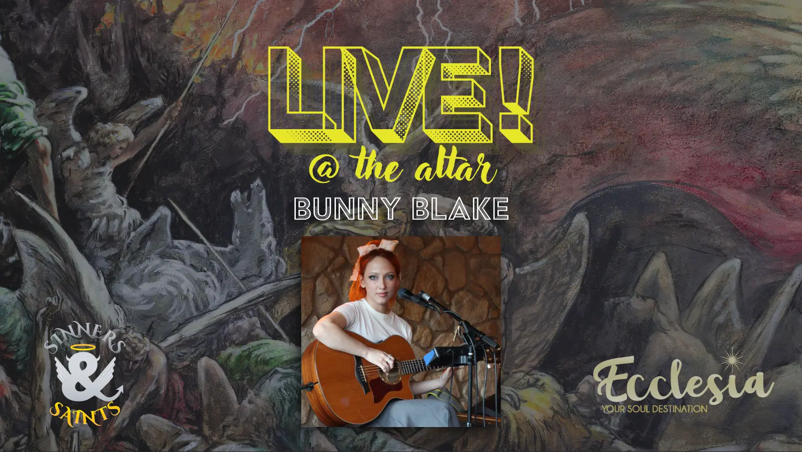 Bunny Blake - Live at the Altar at Sinners & Saints Castle Rock @ 8pm September 4, 2026